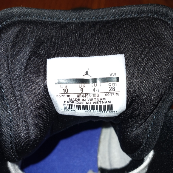 ****SOLD***** Nike Air Jordan Black White and Purple *****SOLD***** - Picture 10 of 14